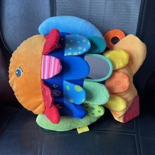 MELISSA  DOUG K's Kids Plush FLIP FISH Baby Sensory Learning Teething Toy