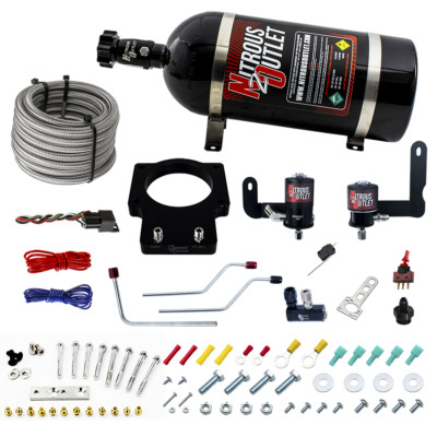 00-10123-LS2-15 Nitrous Outlet GM 05-07 C6 Corvette 90mm Plate System- 15 lb Bot