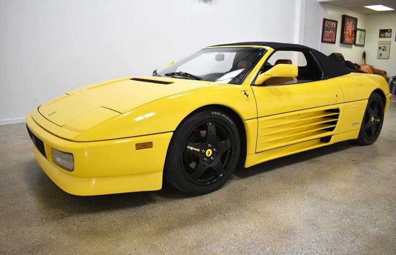 1995 Ferrari 348 Spider 1995 Ferrari 348 Spider 28,940 Miles Yellow Convertible V8  Manual