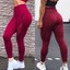 thumbnail 37 - Womens Seamless 2pcs Yoga Suit Crop Top+Leggings Bra Pants Sports Gym Set Outfit
