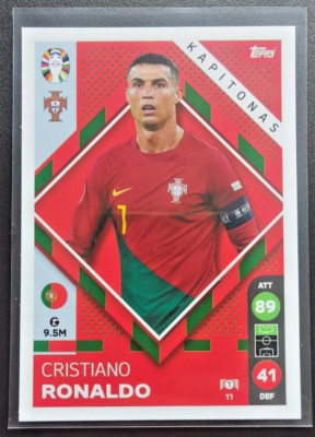 Christiano Ronaldo Topps Euro 2024 Lidl Match Attax Card | eBay