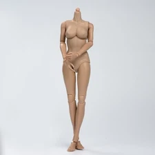 UAa 1:6 Mid Bust Super Flexible Suntan Skin Body Toy F 12" Action Figure TQ0525
