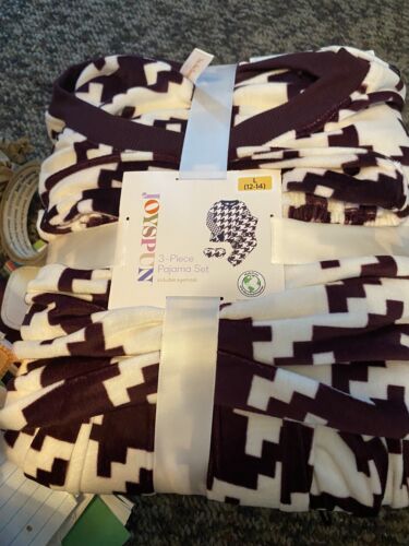 NWT Women's Joyspun Pajama Set Size Large L 12-14