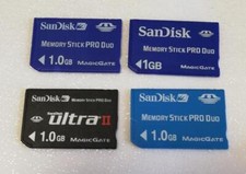 SAN DISK 1GB Memory Stick Pro Duo MagicGate Set
