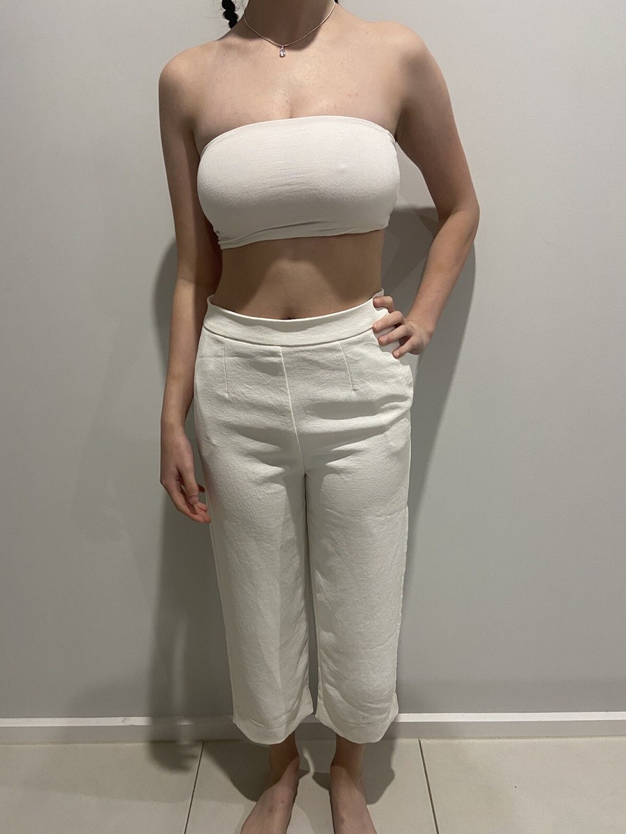 KOOKAI OYSTER PANTS NATURAL WHITE COLOUR SZ 34 k94 Australia - Main Image