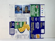 Roger Clemens Mike Scott 1987 Kraft Home Plate Heroes Never Folded Panel / Box