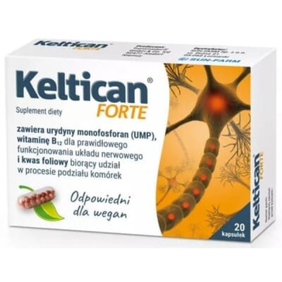 4 PACKUNGEN KELTICAN FORTE 80 Kapseln Vitamin B Folsäure + Säure Nervensystem Neuralgie.