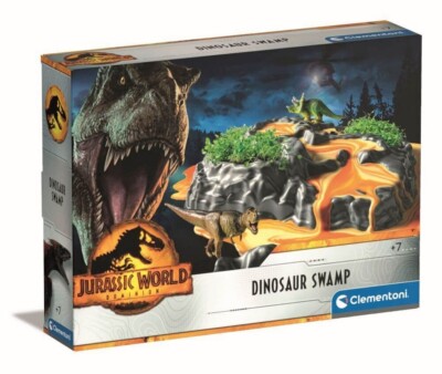 Clementoni Jurassic World Dinolandschaft 19206 T-Rex Triceratops Dinosaurier Neu