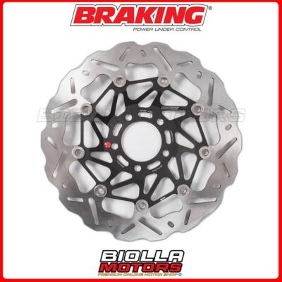 WK010R FRONT BRAKE DISC RIGHT BRAKING SUZUKI GSX R 1100 1995 - FLOATING WAVE 