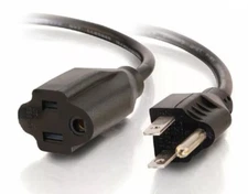 Cables To Go 29929 2ft POWER EXTENSION CORD TAA NEMA 5-15R - 5-15R Lot of 6 New