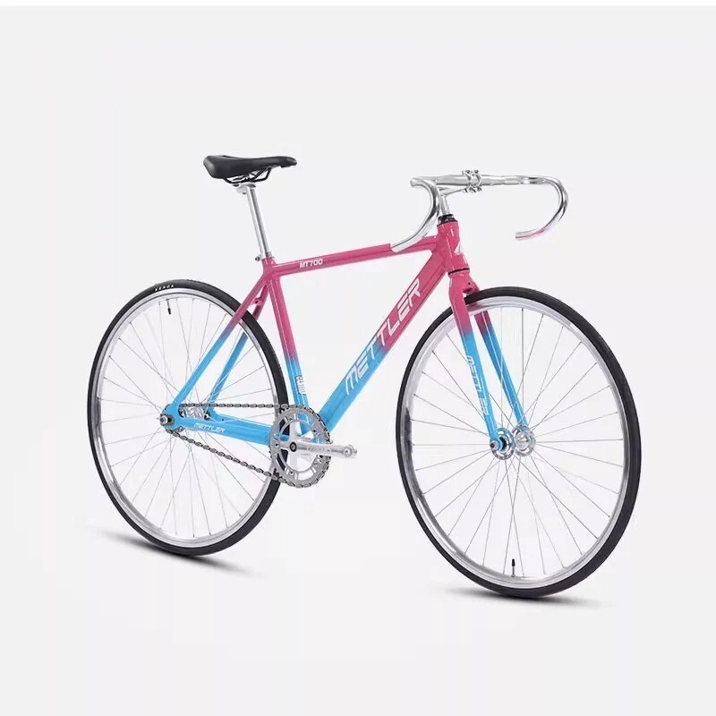 Fixed Gear Bike Fit Teenagers Women 700C Wheels 46cm Size Bicycle Multicolor New