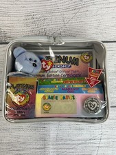TY Beanie Babies Official Club Platinum Edition Collectors Bag Case Toy Set NEW