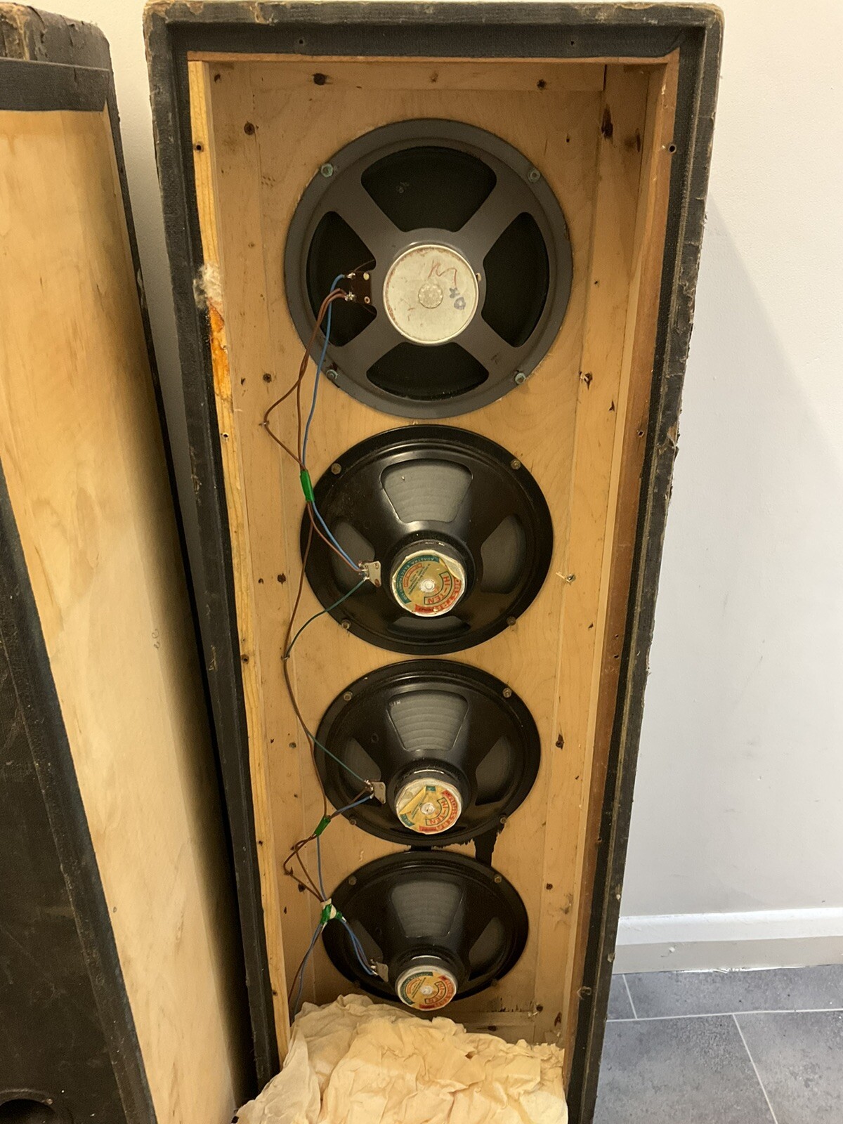 WEM 4 x 10 Speaker Columns Elac Celestion Adastra Rawson Sparfield