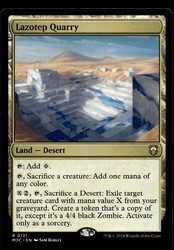 Lazotep Quarry #131 Rare Land Commander: Modern Horizons 3 MTG