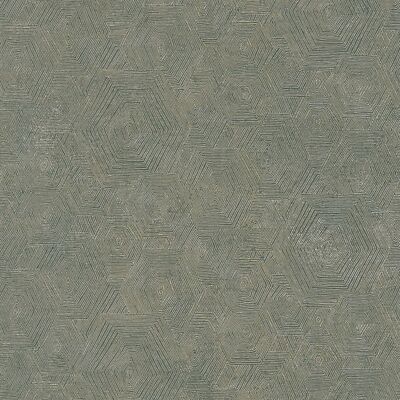 Profhome 386984-GU Grafik Tapete Metallische Akzente grün gold platin 5,33 m2