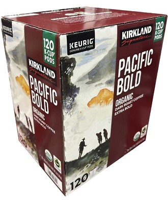 Kirkland Signature Pacific Bold K-Cups, Organic Dark Roast Coffee