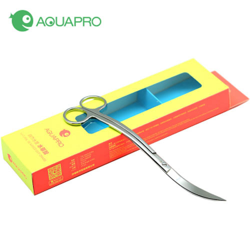 Aquarium Tank Plants Cutting Stainless Wave Curve Straight Scissors tools holder - Picture 8 of 10