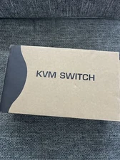 Cklau KVM Switch HDMI 4 Port with USB Hub, Audio and 4 KVM Cables, 4 Port HDMI K