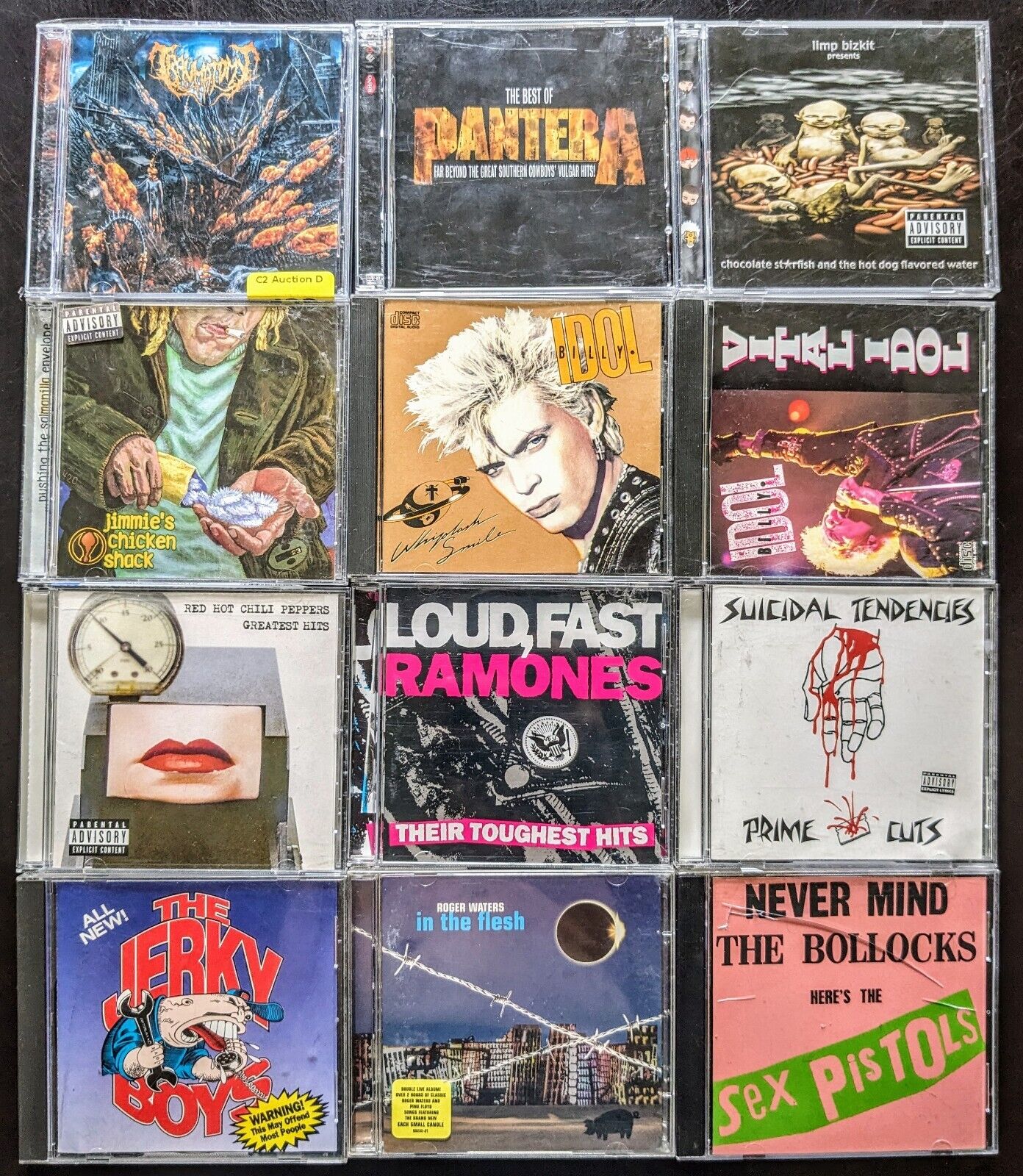 Lot of 12 CDs Punk Thrash Metal 📀 Best of Tendencies Floyd Ramones Pantera RHC