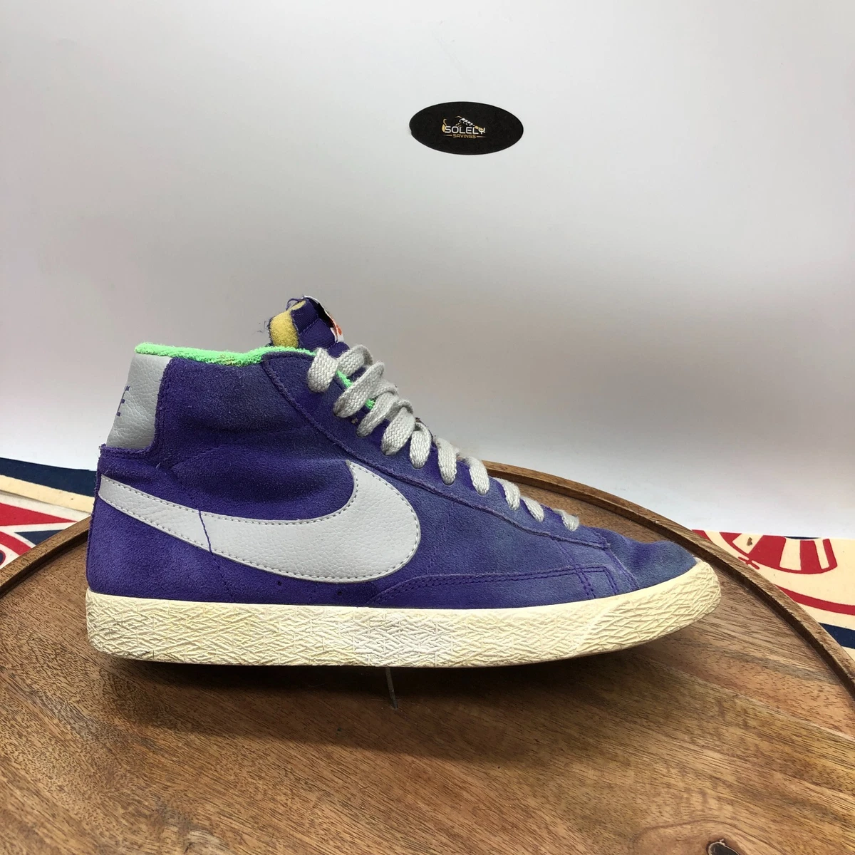 Nike Blazer Mid Premium Suede Purple Shoes (538282-602) Men's Size 6 Womens  7.5