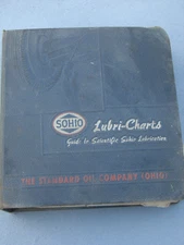 Vintage Sohio Standard Oil Ohio Lubri-Chart Folder Service Station Lubrication