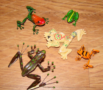 Frog's Frog's Frog's Magnet Set (5-Pieces) Colorful, Flexable | eBay