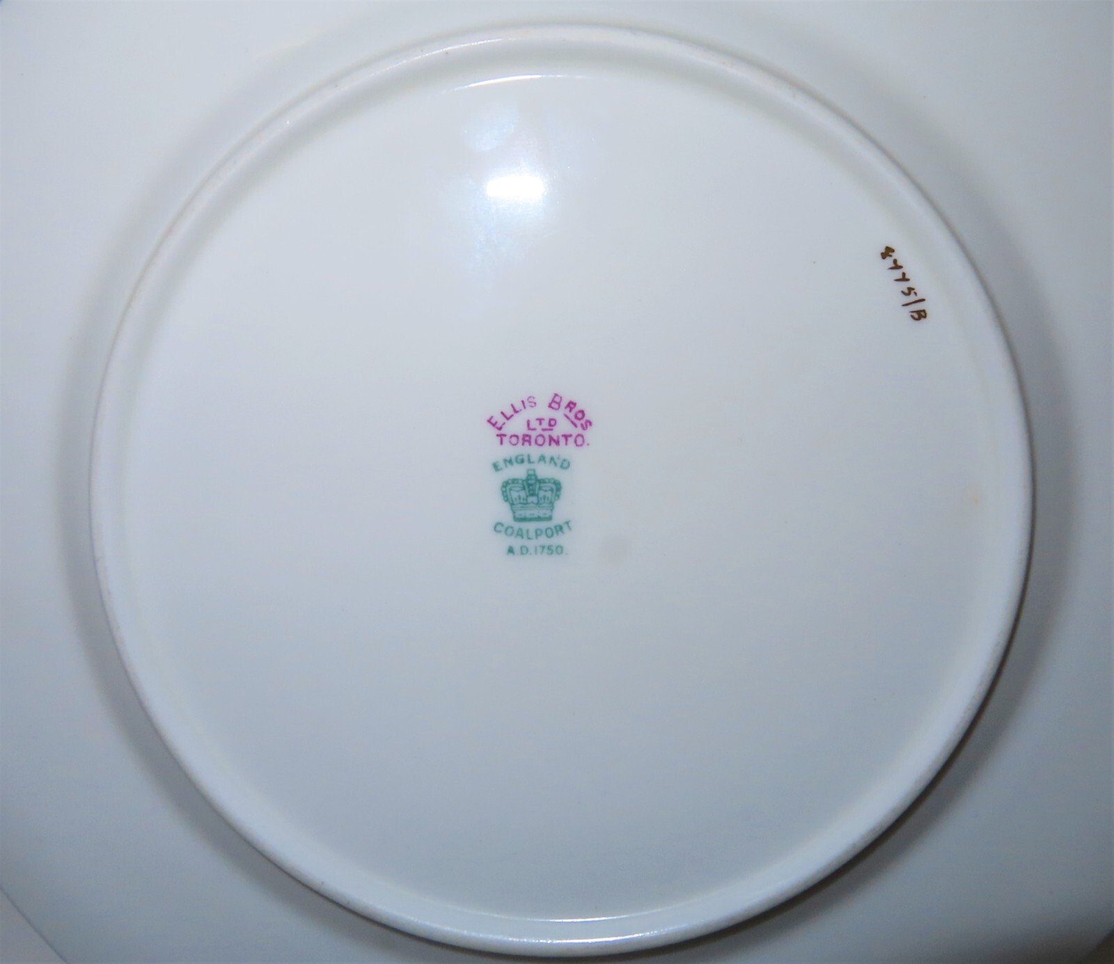 Extremely Rare to Find Coalport England Soup Bowl Pattern 8775/B 1930's