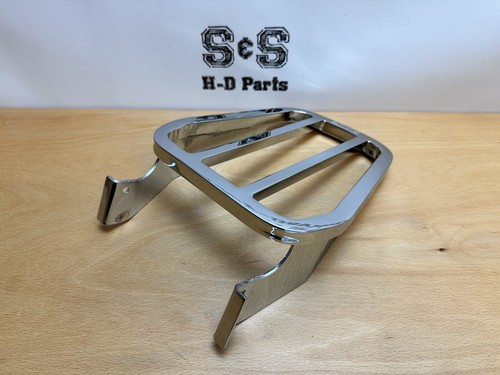 Genuine Harley-Davidson Sportster Dyna Tapered Luggage Rack Chrome 53742-04 - Picture 3 of 4
