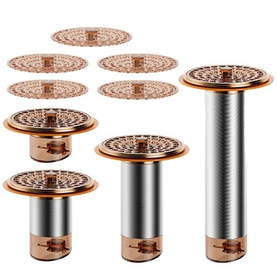 Universals Floor Strainer Hair Catcher for Bathroom Kitchen Balcony Garage