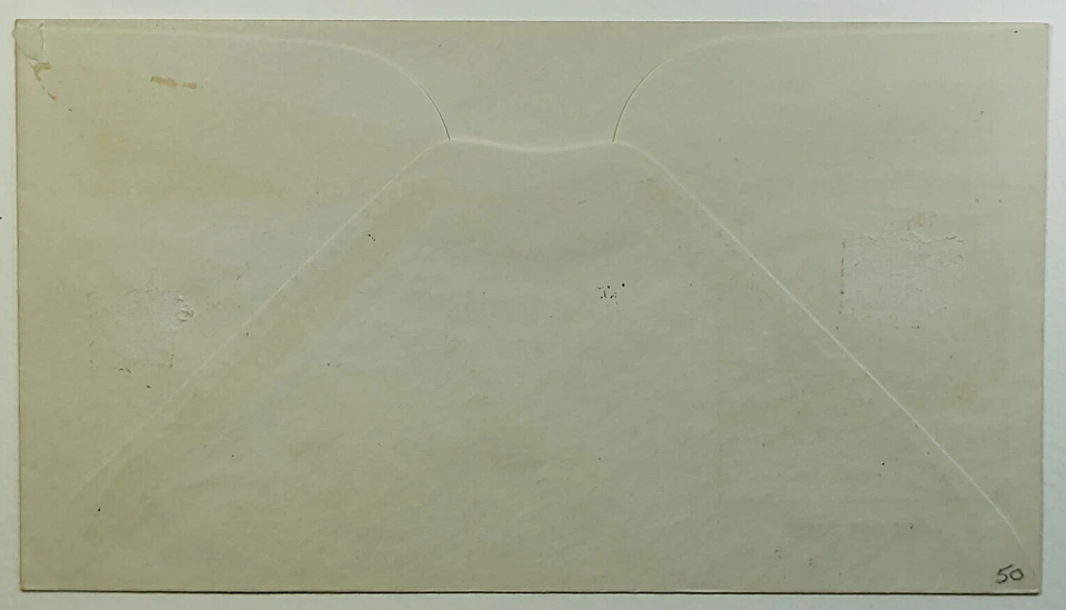 1945 WWII US Army Arch of Triumph Paris Military SC #934 M. Mcintyre Cachet - Image 2 of 2