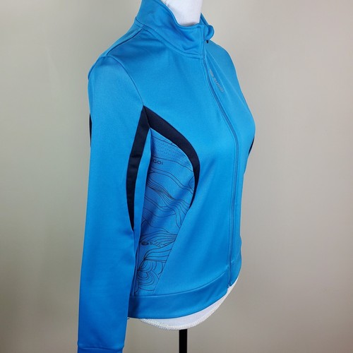Sugoi Womens Top M Blue Hotshot Jersey Cycling Top Full Zip Up - Picture 8 of 19
