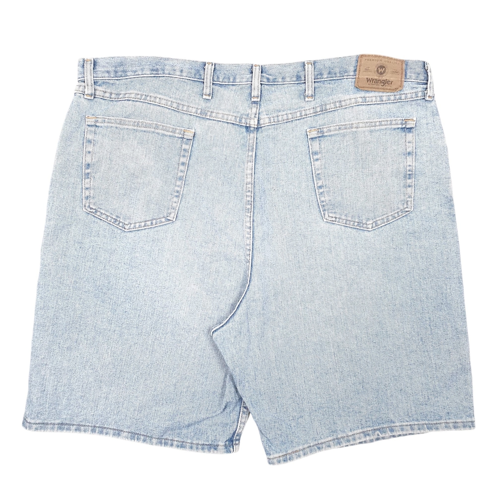 WRANGLER Denim Jeans Jorts Relaxed Baggy Blue Denim Jeans Cotton Shorts Mens W44 image 3