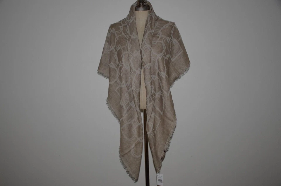 Bufanda Ralph Lauren Collection Etiqueta Púrpura Hecha en Italia Cachemira y Lana Foto 4 de 4