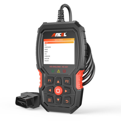 2 in 1 Code Reader Heavy Duty Truck Scanner All System Diesel Diagnostic Tool