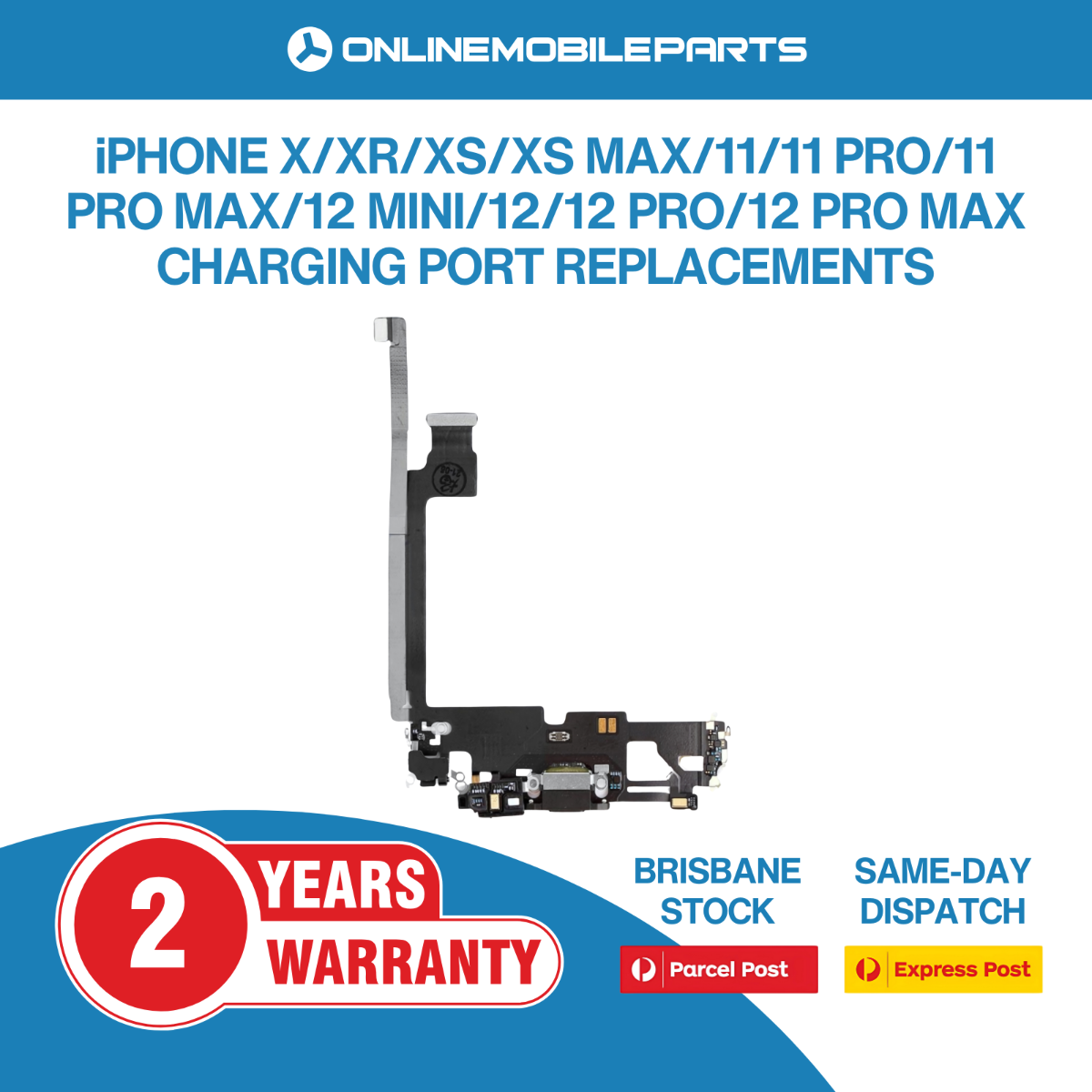 For iPhone X XR XS 11 12 Pro Max Mini Charging Port Charging Port