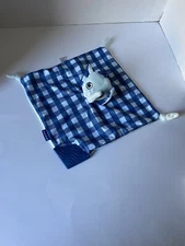 Booginhead Blue Elephant Lovey Security Blanket Teether 2019 3 in 1