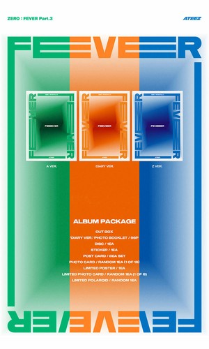 ATEEZ ZERO FEVER PART.3 Album CD+Photo Book+9 Card+Sticker+GIFT SEALED - Picture 5 of 18