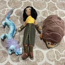 Disney  s Raya And The Last Dragon Plush Lot Sisu Tuk Tuk Raya Stuffed Animals