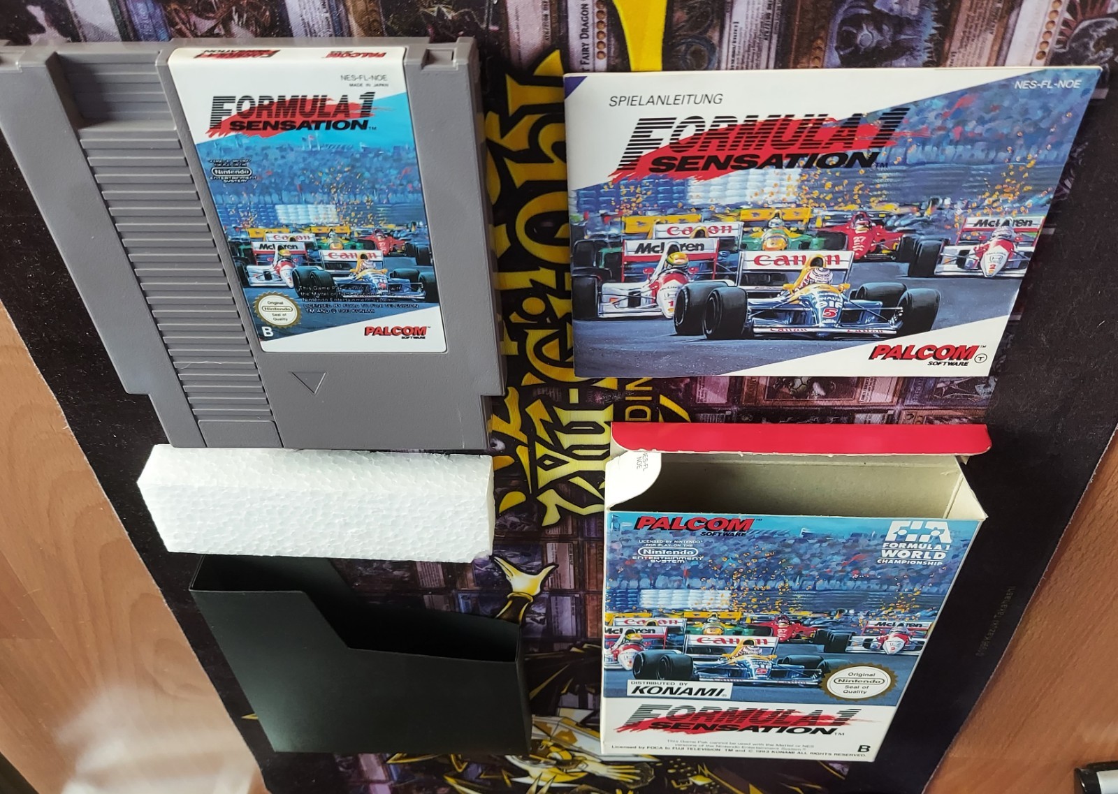 Formula 1 Sensation Nintendo Entertainment System NES OVP Anleitung