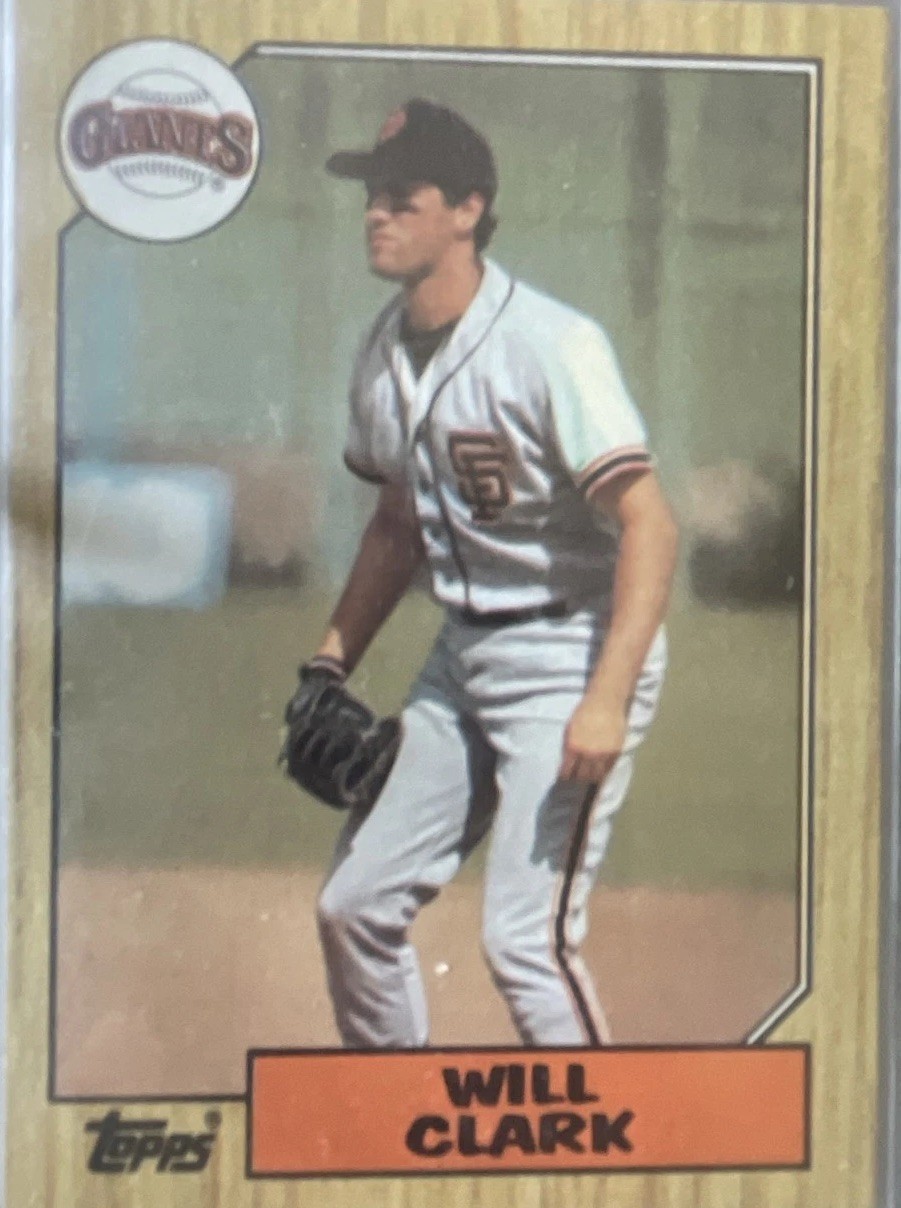 1987 Topps - Will Clark #420 Tiffany (RC)