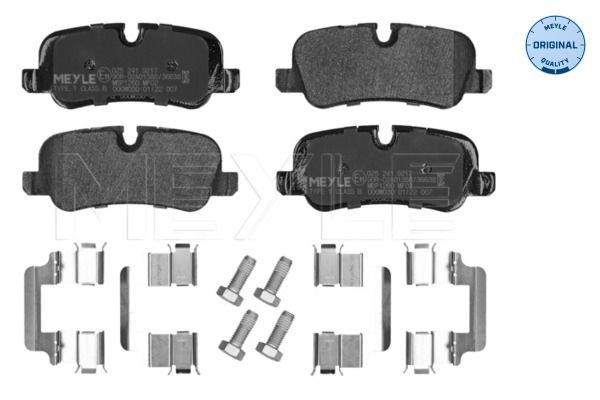 NEU - Meyle 0252419217 Bremsbelagsatz, Scheibenbremse FüR Land Rover-image