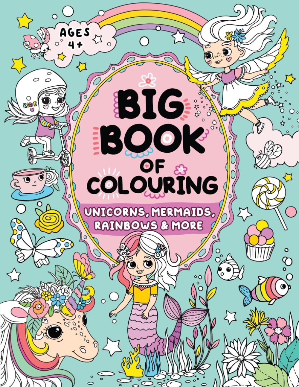 Big Book of Colouring for Girls: Children Ages 4+ (Big Books of Colouring (Ages