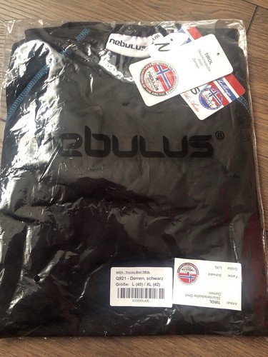 Nebulus Skiunterwäsche Shirt/ Oberteil Thermo Gr. L/ XL schwarz Neu - Bild 1 von 4