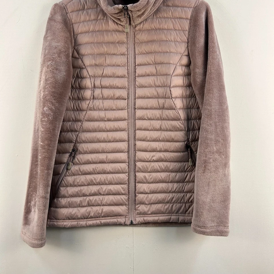 Chaqueta Top 32 Degree Mujer Pequeña Púrpura Puffer Acolchada Polar Cremallera 17570 Foto 2 de 4