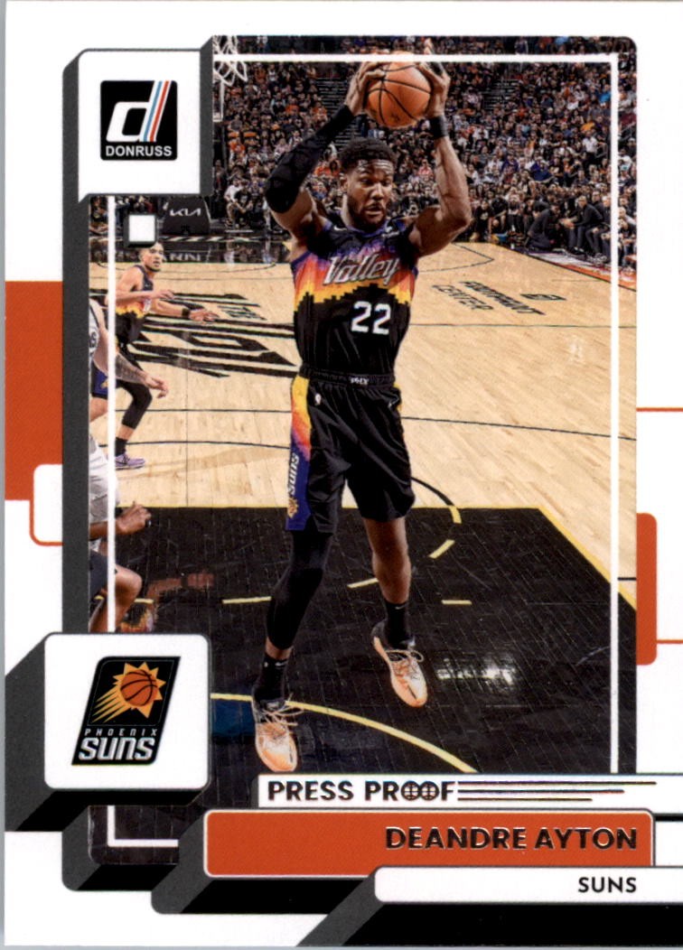 2022-23 Donruss Press Proof Silver #133 Deandre Ayton - BSK