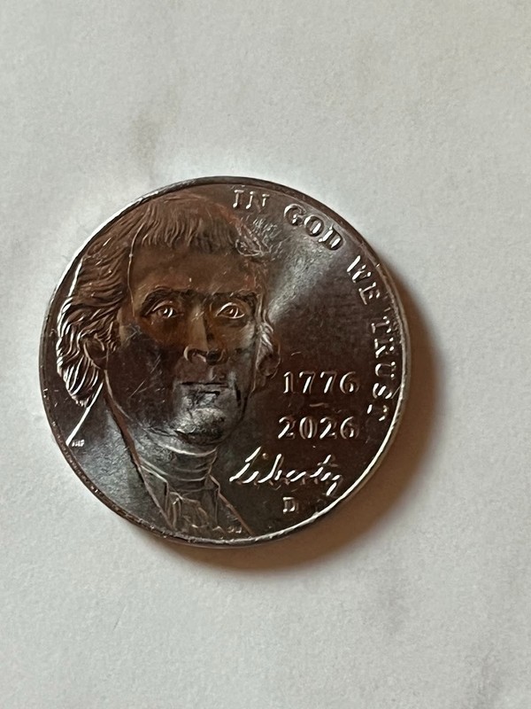 2026 D Jefferson Nickel (Sesquicentennial) Uncirculated