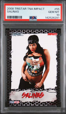 2008 TRISTAR TNA IMPACT 55 SALINAS PSA 10 RC Rookie WWF WWE Rare