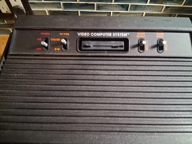 Atari 2600 Darth Vader Black Game Console No Power Cord