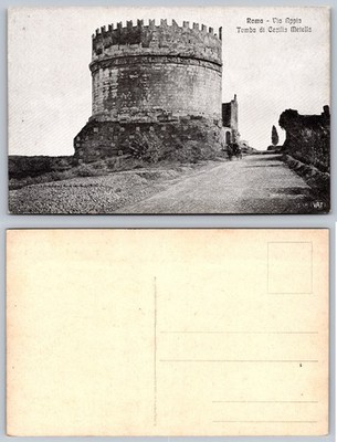 Roma Italy Via Appia Tomba Di Cecilia Metella Postcard