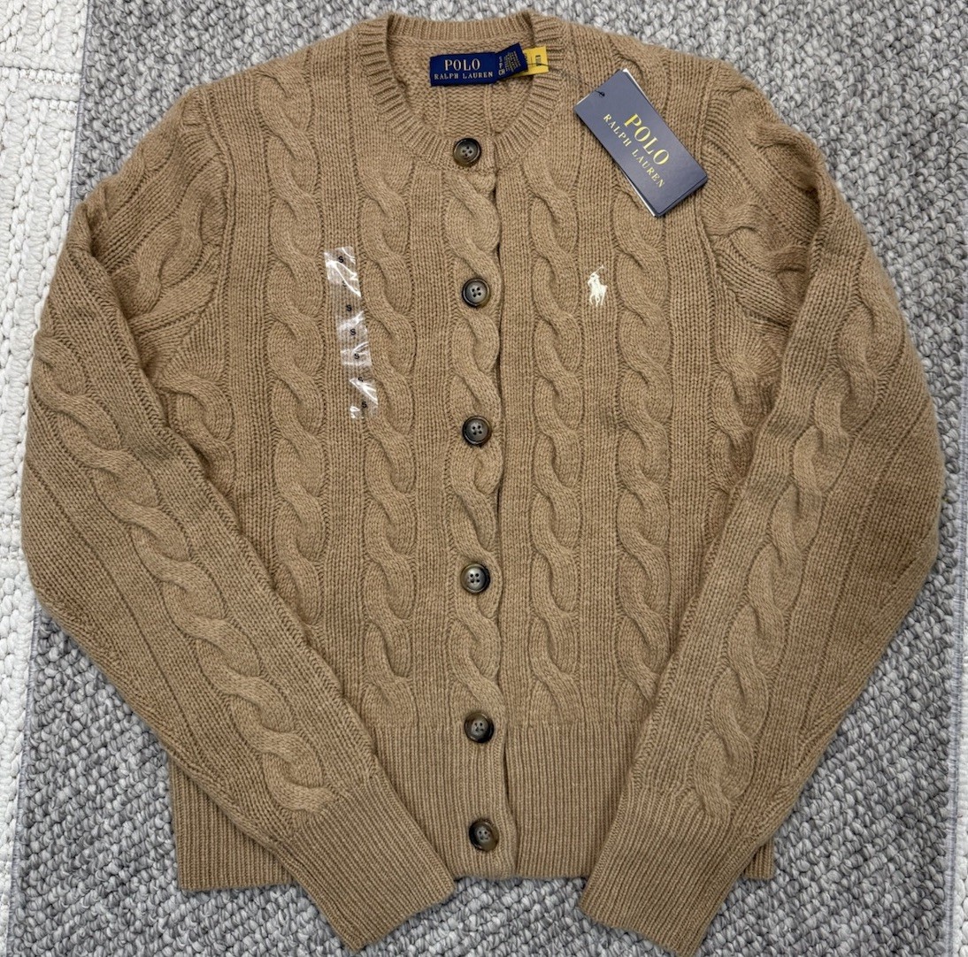 Polo Ralph Lauren Women's Cable-Knit Wool Cashmere Crewneck